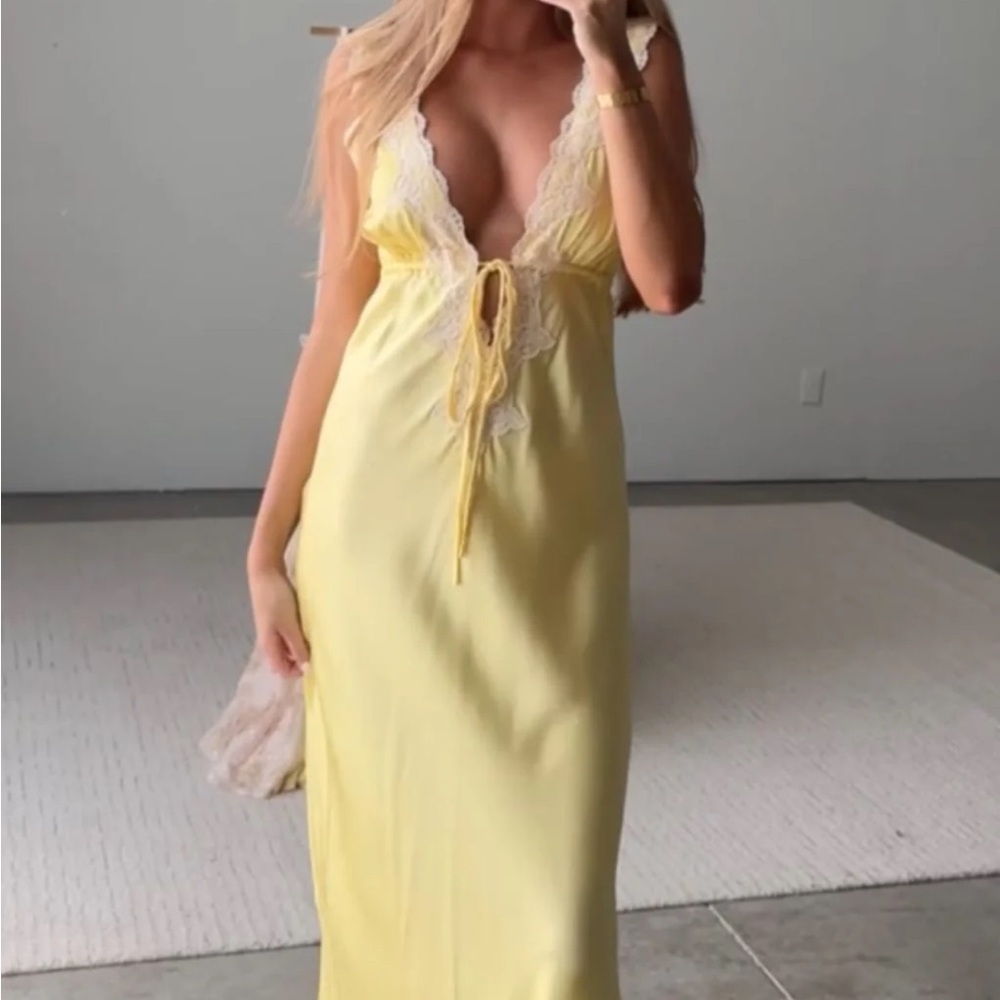 Butter Yellow Slip Dress